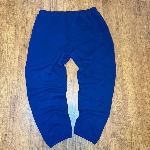 Fruit of the Loom Navy Blue Fleece Sweatpants Mens XL Joggers Elastic - Picture 8 of 8